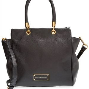 MARC JACOBS Too Hot 2 Handle Bentley Leather Tote